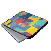Creative Geometric: Abstrakte Vintage Abdeckung. Laptopschutzhülle (Vorne Knopf)