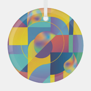 Creative Geometric: Abstrakte Vintage Abdeckung. Ornament Aus Glas