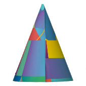 Creative Geometric: Abstrakte Vintage Abdeckung. Partyhütchen (Rückseite)