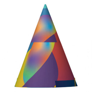 Creative Geometric: Abstrakte Vintage Abdeckung. Partyhütchen