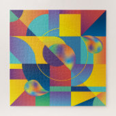 Creative Geometric: Abstrakte Vintage Abdeckung. Puzzle (Horizontal)