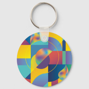 Creative Geometric: Abstrakte Vintage Abdeckung. Schlüsselanhänger