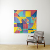 Creative Geometric: Abstrakte Vintage Abdeckung. Wandteppich (Beispiel (Horizontal))