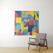 Creative Geometric: Abstrakte Vintage Abdeckung. Wandteppich (Beispiel)
