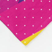 Creative geometric colorful bright background with fleecedecke (Ecke)
