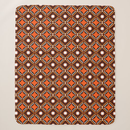 Creative Geometric, Modernes Abstraktes Rot. Sherpadecke (Vorderseite)