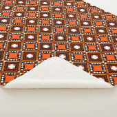 Creative Geometric, Modernes Abstraktes Rot. Sherpadecke (3/4)