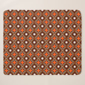 Creative Geometric, Modernes Abstraktes Rot. Sherpadecke (Vorderseite (Horizontal))