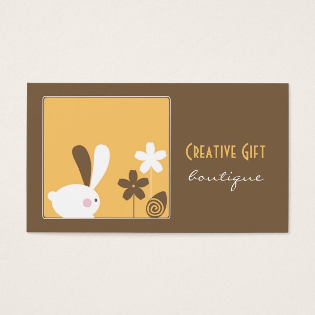 Creative Gift Boutique Business Card (Vorderseite)