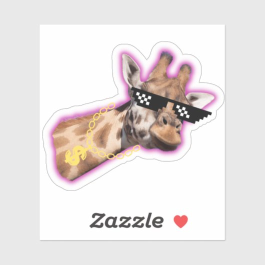 Creative Giraffe Sticker (Blatt)