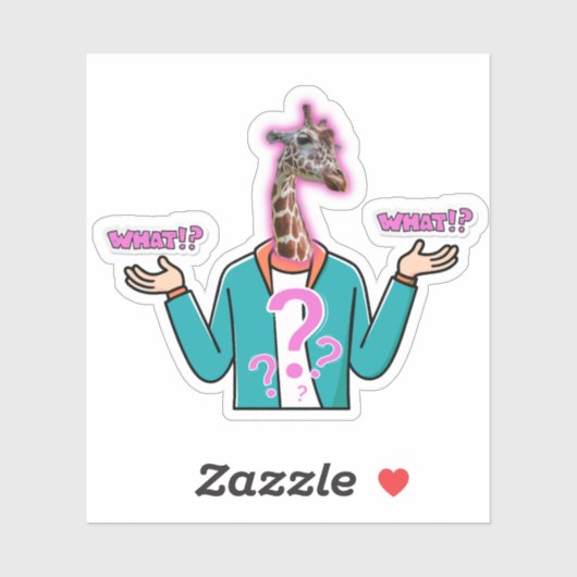 Creative Giraffe Sticker (Blatt)