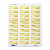 Creative Glamour Gold Handgeschriebener Skriptname (Vorne)