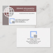 Creative Global Connections SEO Technologe Visitenkarte (Vorne/Hinten)