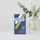 Creative Global Crisscross Links CEO Visitenkarte (Stehend Vorderseite)