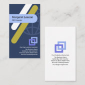 Creative Global Crisscross Links CEO Visitenkarte (Vorne/Hinten)