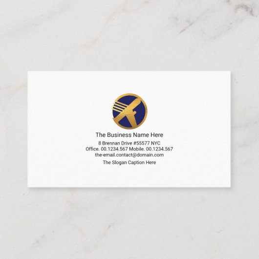 Creative Globe Quadrant Border Account Manager Visitenkarte (Rückseite)