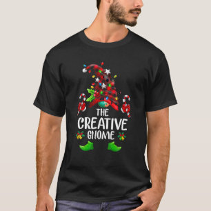 Creative Gnome Buffalo Kariert Matching Family Chr T-Shirt