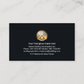 Creative Gold Dachdecke Visitenkarte (Rückseite)