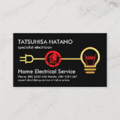 Creative Gold Electrical Zuhause Wire Visitenkarte (Vorderseite)