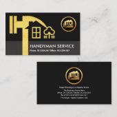 Creative Gold Hammer Zuhause Landschaftsbau Visitenkarte (Vorne/Hinten)