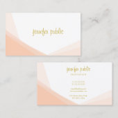Creative Gold Handschrift Name Beruflich modern Visitenkarte (Vorne/Hinten)