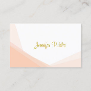 Creative Gold Handschrift Name Beruflich modern Visitenkarte