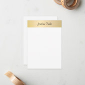 Creative Gold Look Elegante Vorlage gezeichnet (Vorderseite/Rückseite Beispiel)