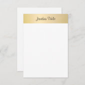 Creative Gold Look Elegante Vorlage gezeichnet (Vorne/Hinten)