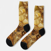 Creative Gold-Marmordesign-Socken Socken (Linkes Detail)