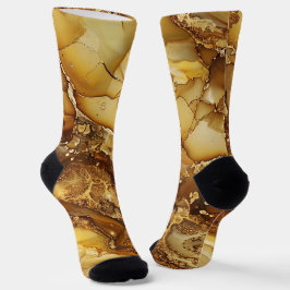 Creative Gold-Marmordesign-Socken Socken