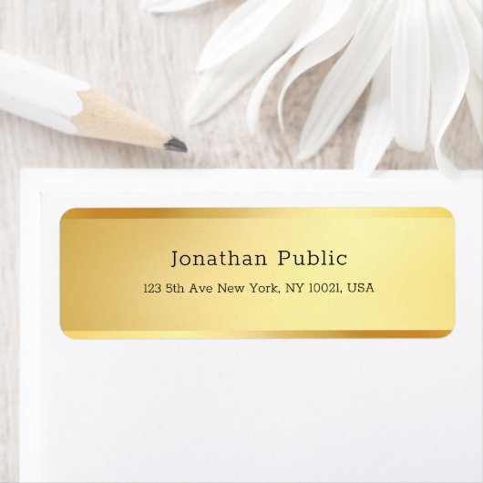 Creative Gold Moderne Elegante Einfache Vorlage Ch (Insitu)