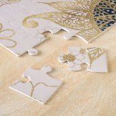 Creative Gold Yin Yang Night Day Mandala Puzzle (Seite)