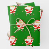 Creative Golf Christmas Geschenkpapier Set (Beispiel)