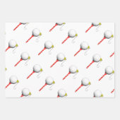 Creative Golf Christmas Geschenkpapier Set (Vorderseite 2)