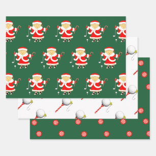 Creative Golf Christmas Geschenkpapier Set