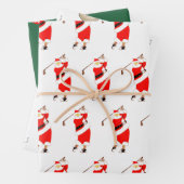 Creative Golf Christmas Geschenkpapier Set (Beispiel)