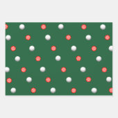 Creative Golf Christmas Geschenkpapier Set (Vorderseite 3)