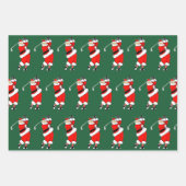 Creative Golf Christmas Geschenkpapier Set (Vorderseite)
