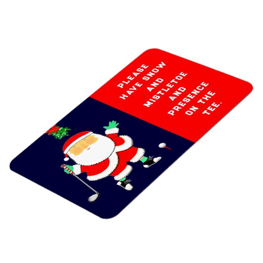Creative Golf Christmas Magnet (Linke Seite)