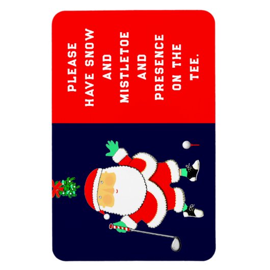 Creative Golf Christmas Magnet (Vertikal)