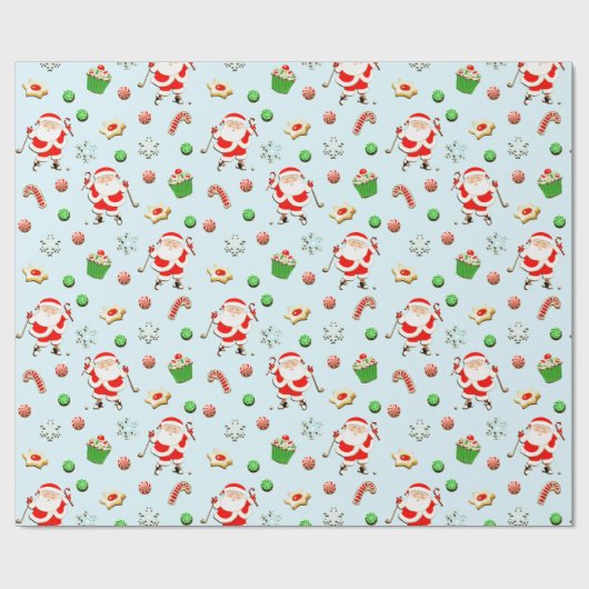 Creative Golf Weihnachtsgeschenk Geschenkpapier (Flach)