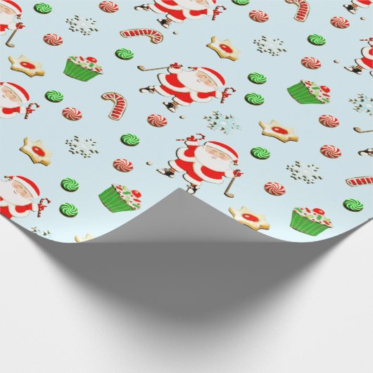 Creative Golf Weihnachtsgeschenk Geschenkpapier (Ecke)