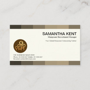 Creative Gray Shade Panels Laufbahnverantwortliche Visitenkarte