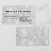 Creative Gray Trendy Stylish Consultant Manager Visitenkarte (Vorne/Hinten)