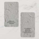 Creative Gray Wall Moderne Elegante Visitenkarte (Vorne/Hinten)