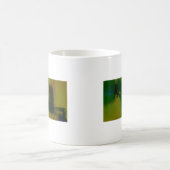 Creative Green Yellow Abstrakt Kaffeetasse (Mittel)