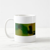 Creative Green Yellow Abstrakt Kaffeetasse (Links)