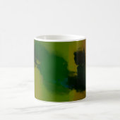 Creative Green Yellow Abstrakt Kaffeetasse (Mittel)