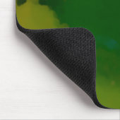 Creative Green Yellow Abstrakt Mousepad (Ecke)
