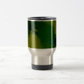 Creative Green Yellow Abstrakt Reisebecher (Mittel)
